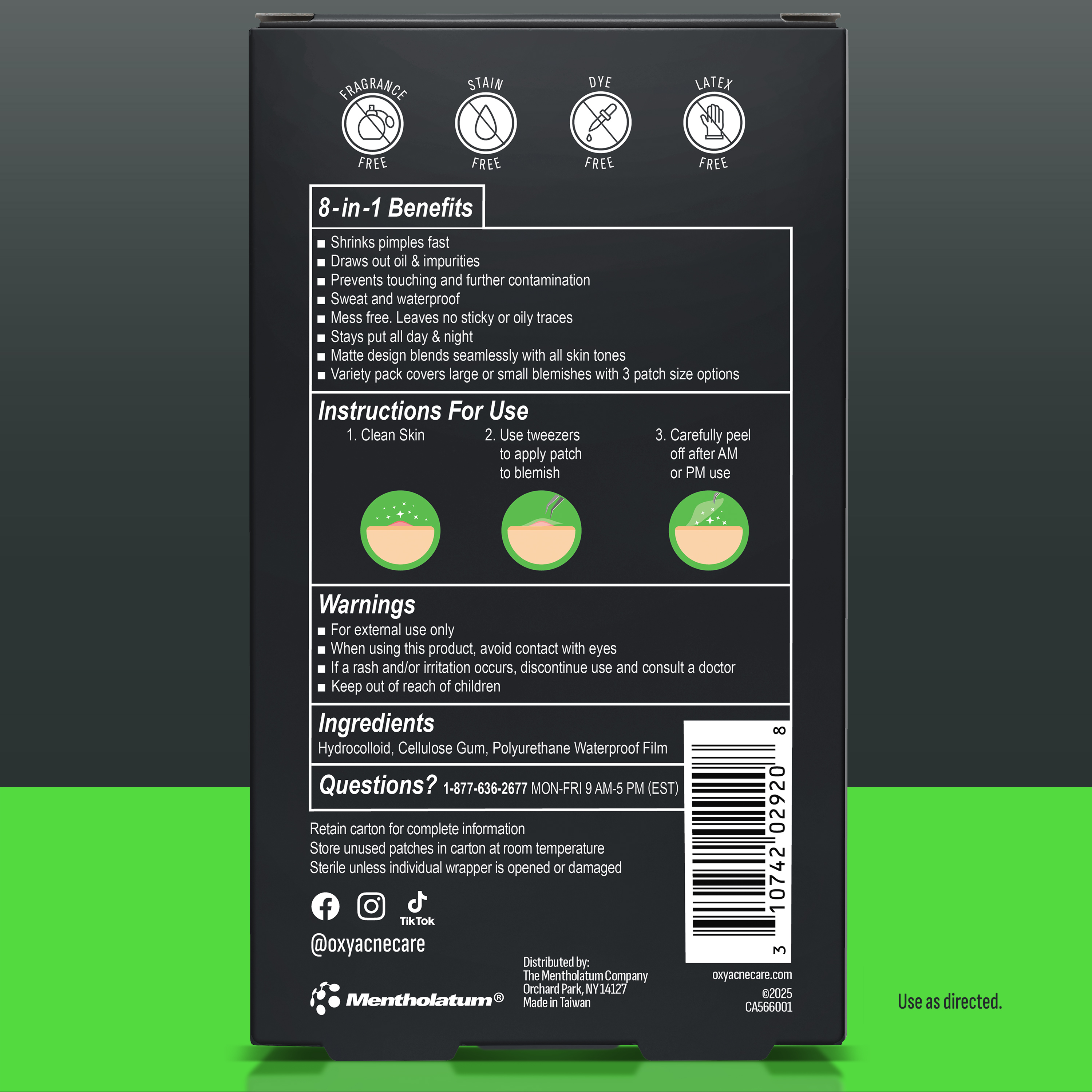 Oxy 8-in-1 Pimple Patches