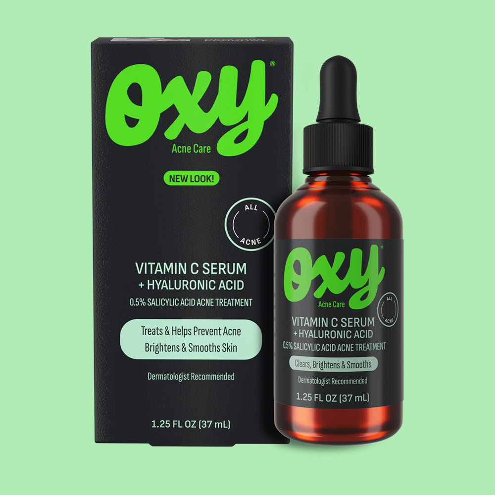 Glow Up With Oxy® Vitamin C Serum + Hyaluronic Acid – Oxy® Acne Care