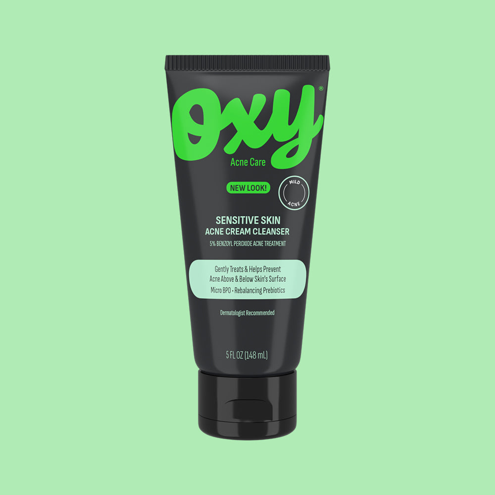 Embrace Your Face with Oxy® Sensitive Skin Acne Cream Cleanser