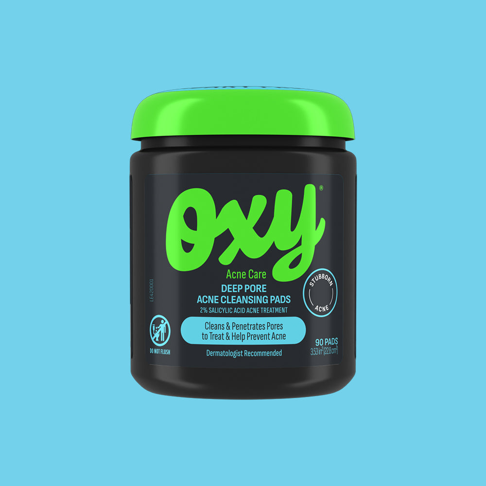 A Deeper Clean is Made Possible with Oxy® Deep Pore Acne Cleansing Pads