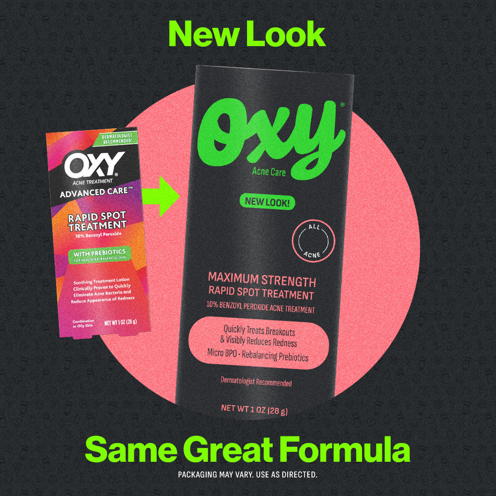 Zap Those Zits with Oxy® Maximum Strength Rapid Spot Treatment