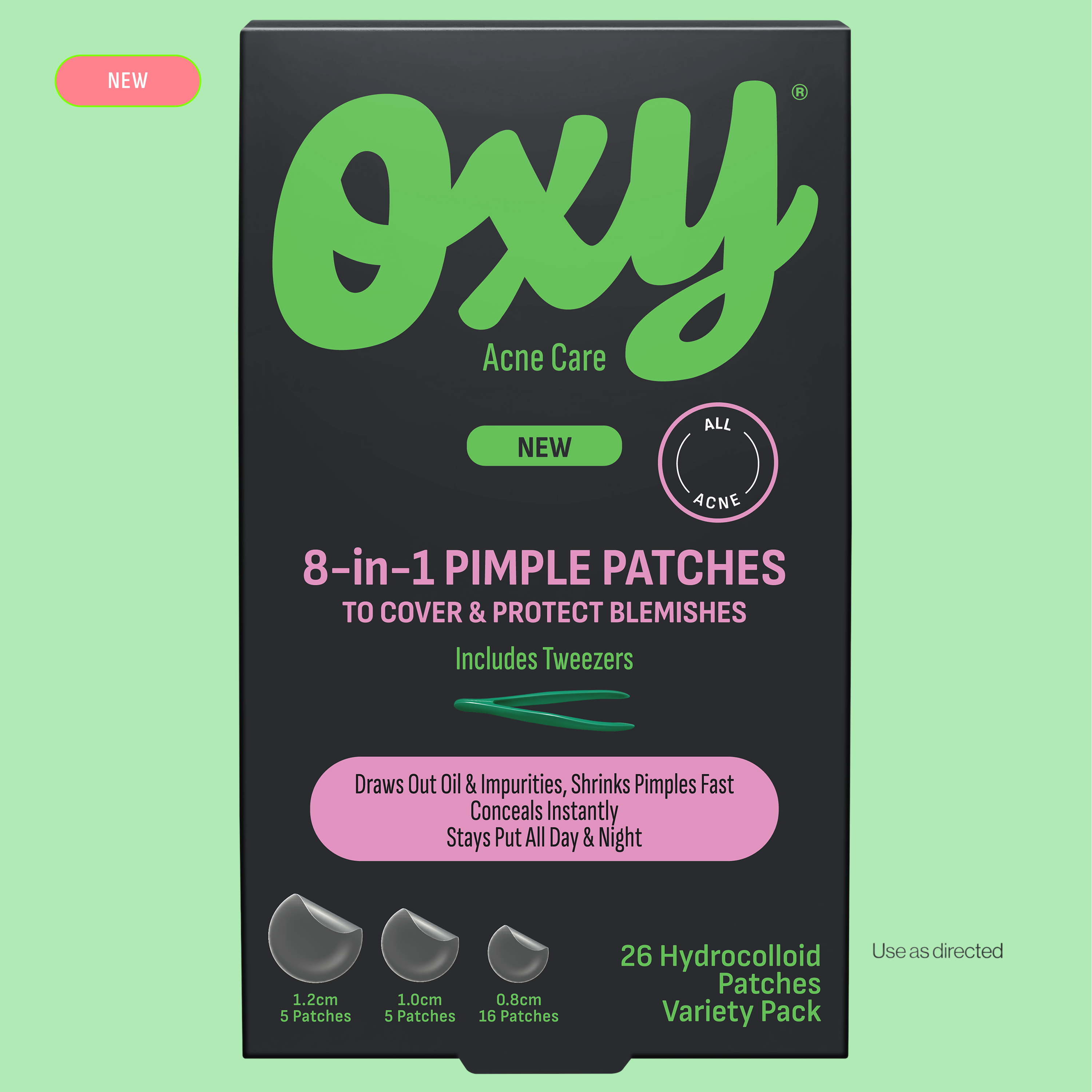 Oxy 8-in-1 Pimple Patches